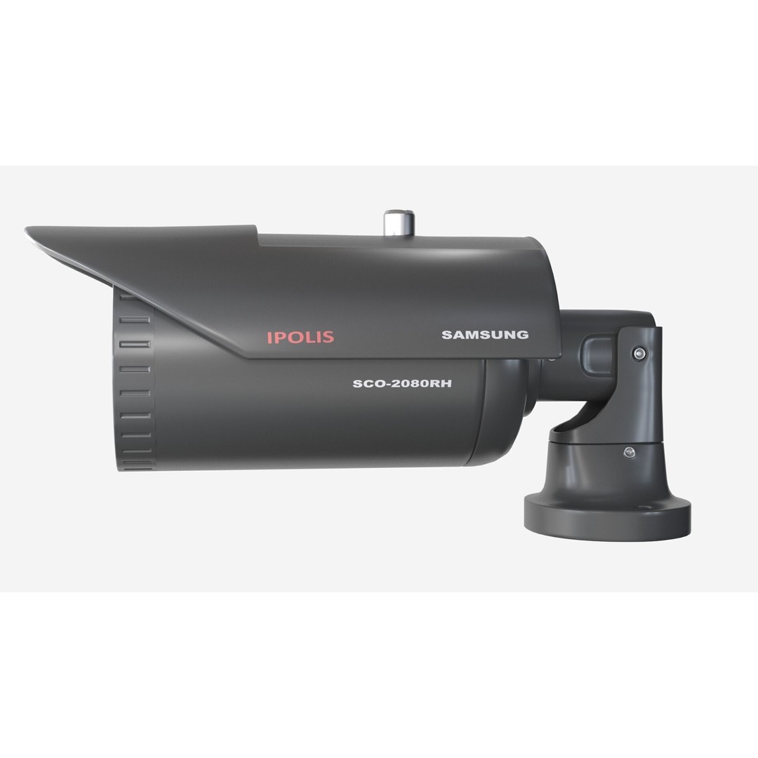 Infrared CCTV Camera 3D Model – High Poly PBR Asset, FBX & OBJ - View 4