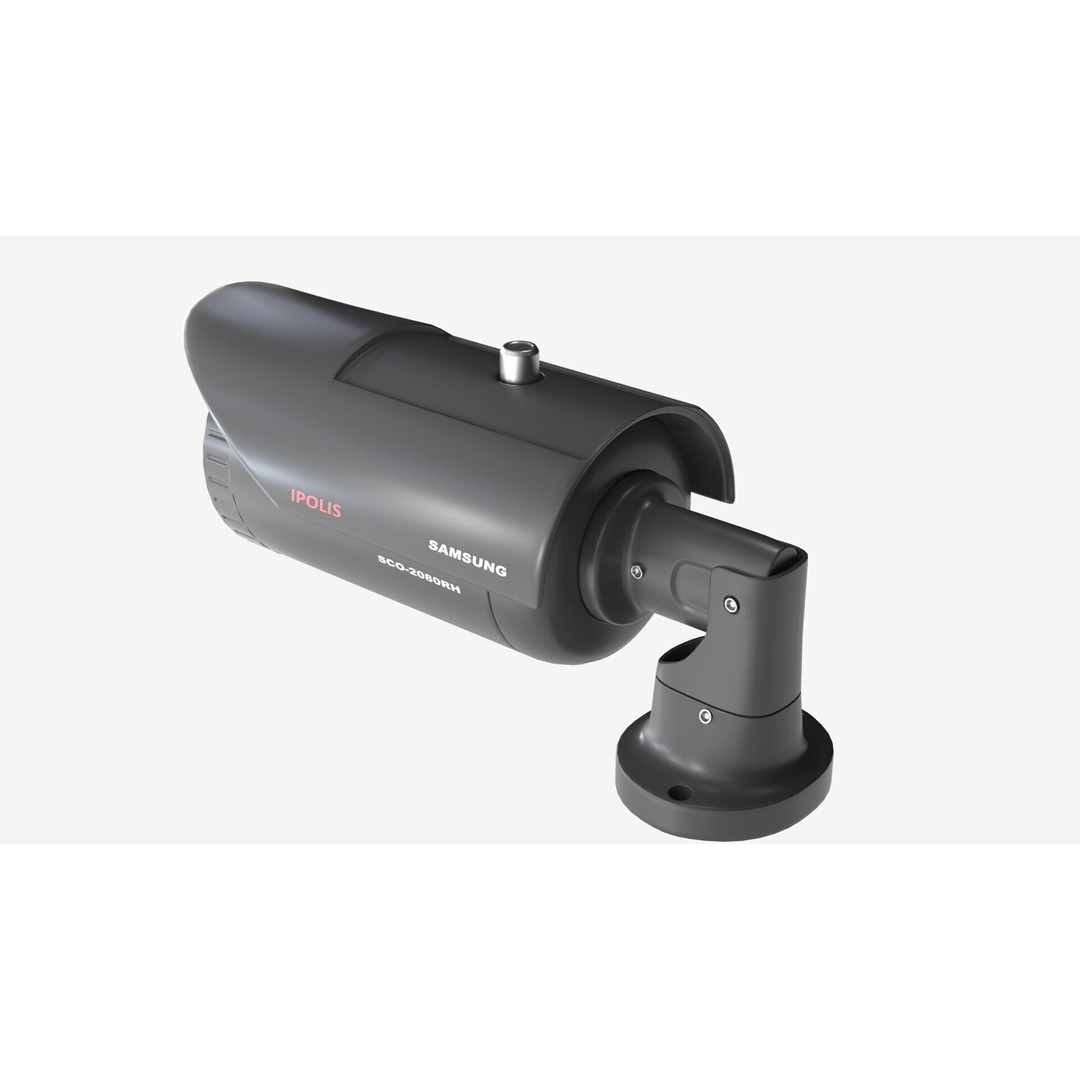 Infrared CCTV Camera 3D Model – High Poly PBR Asset, FBX & OBJ - View 7