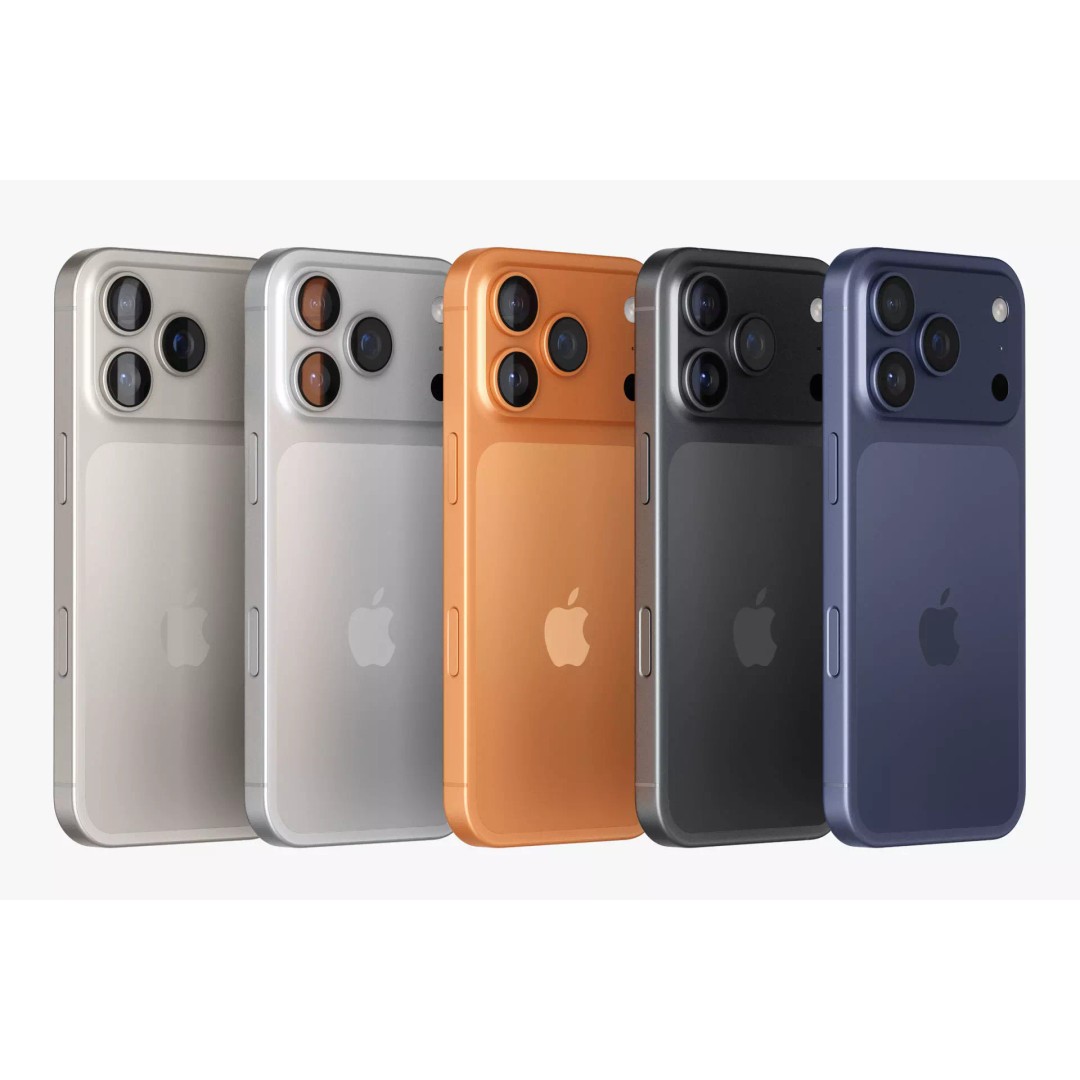 Apple iPhone 17 Pro v2 3D Model – Realistic PBR Asset, FBX, Blender, OBJ - View 4