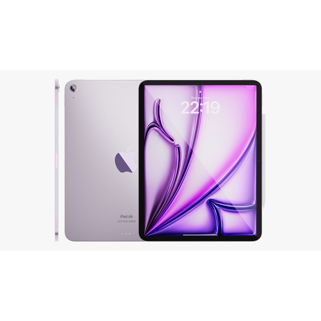 Apple iPad Air 3D Model – Detailed M2 Collection, PBR Textures, FBX - View 5