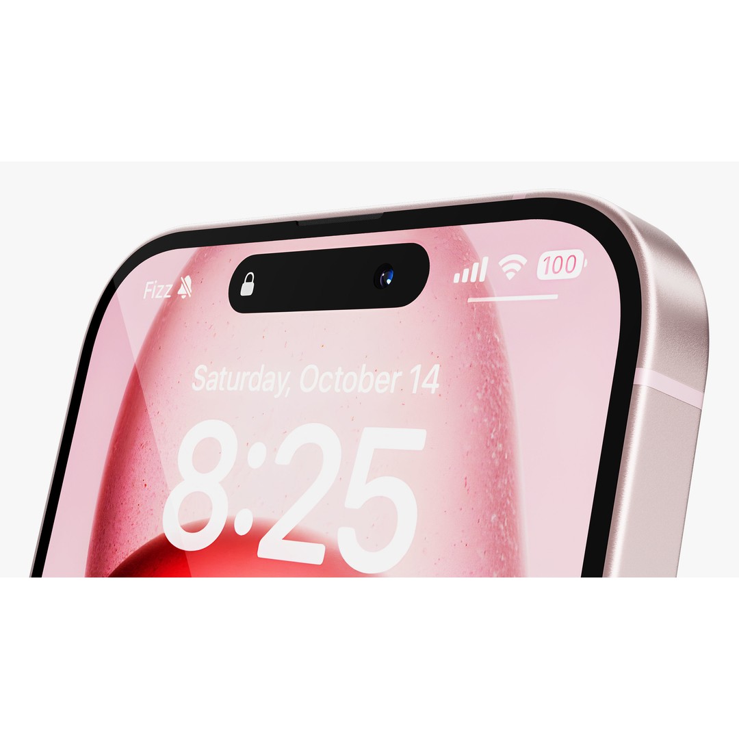 Apple iPhone 15 Pink 3D Model – High Poly PBR Asset, FBX, OBJ - View 19