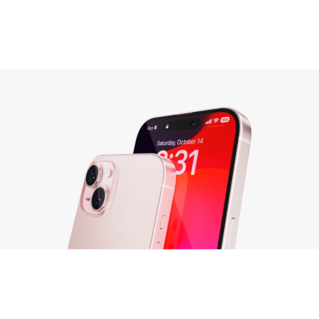 Apple iPhone 15 Pink 3D Model – High Poly PBR Asset, FBX, OBJ - View 33