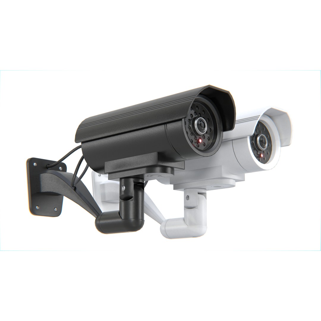Security Camera 3D Model – Low Poly CCTV Surveillance Asset, Blender & FBX - View 4