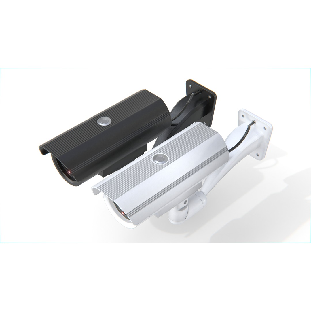 Security Camera 3D Model – Low Poly CCTV Surveillance Asset, Blender & FBX - View 5