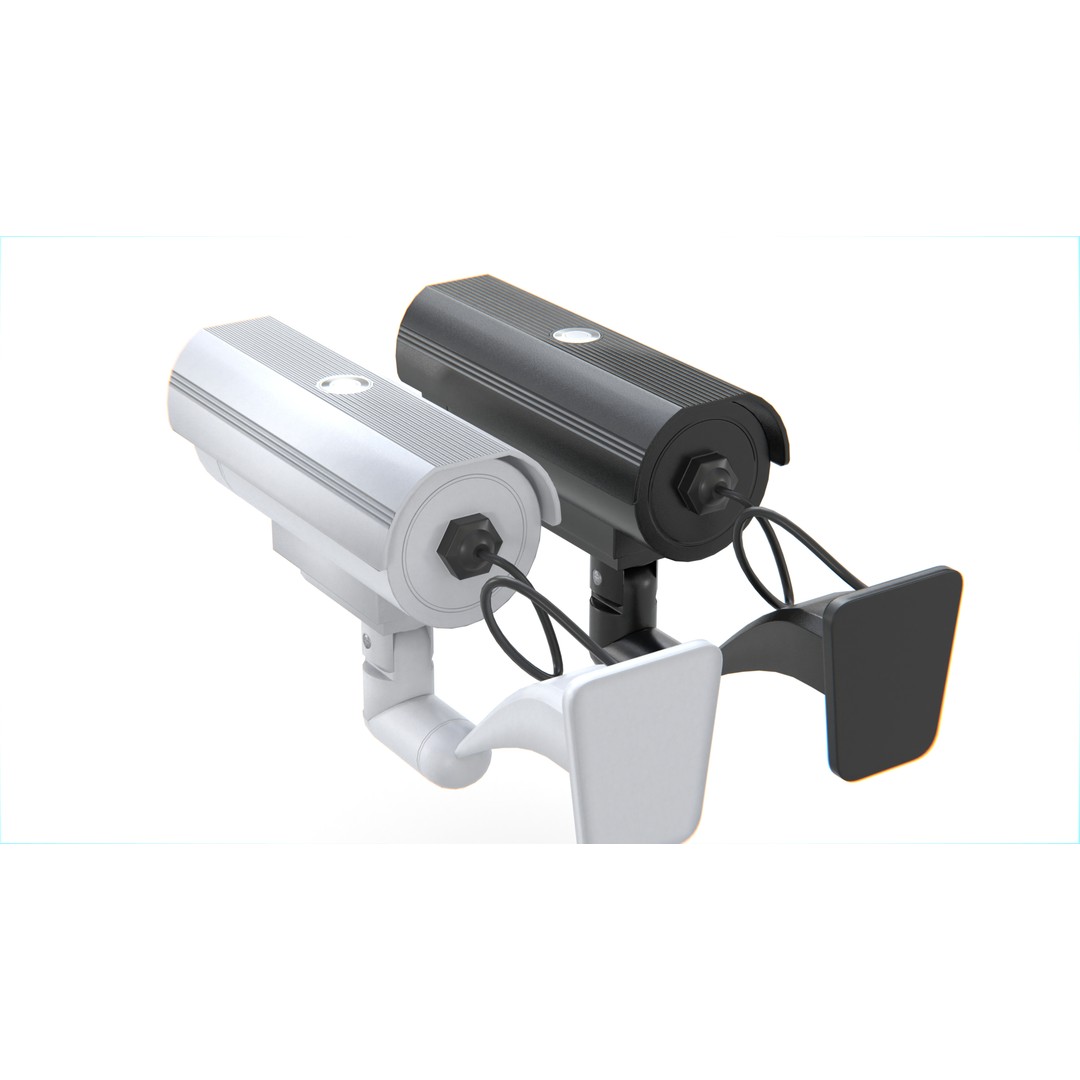 Security Camera 3D Model – Low Poly CCTV Surveillance Asset, Blender & FBX - View 6