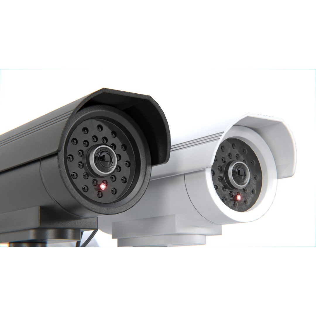 Security Camera 3D Model – Low Poly CCTV Surveillance Asset, Blender & FBX - View 8