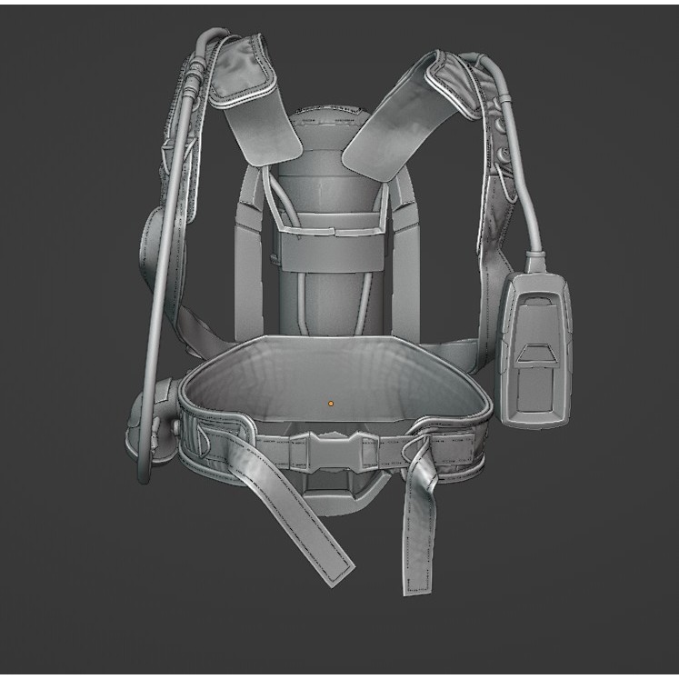 Drager PSS AirBoss - Game-Ready 3D Model