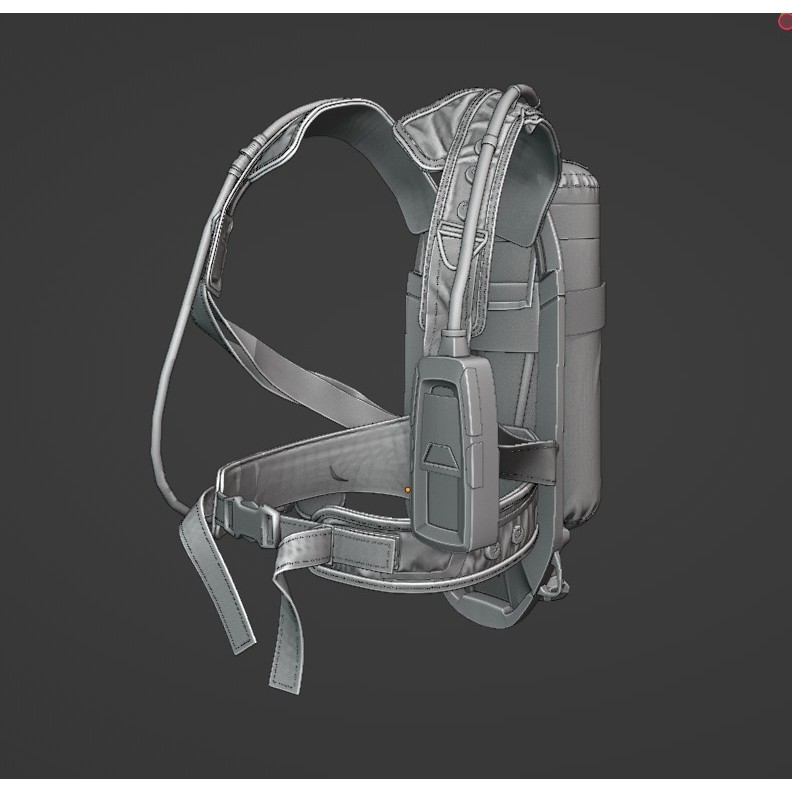 Drager PSS AirBoss - Game-Ready 3D Model - View 11