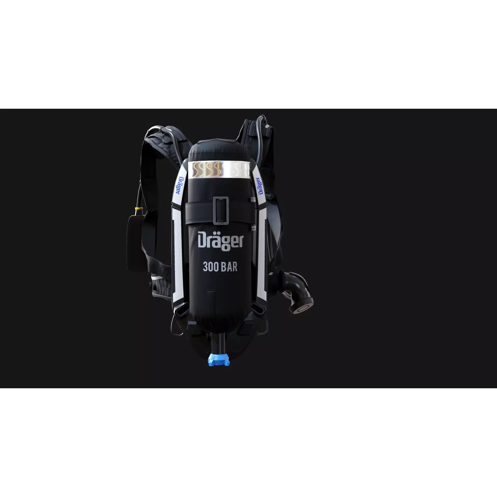 Drager PSS AirBoss - Game-Ready 3D Model - View 2