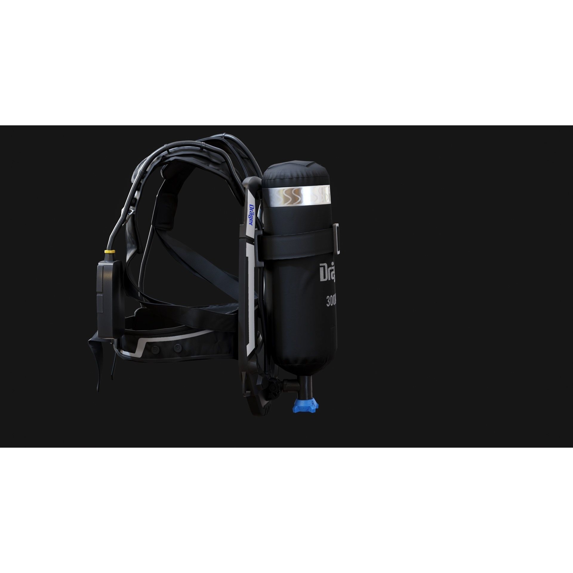 Drager PSS AirBoss - Game-Ready 3D Model - View 4