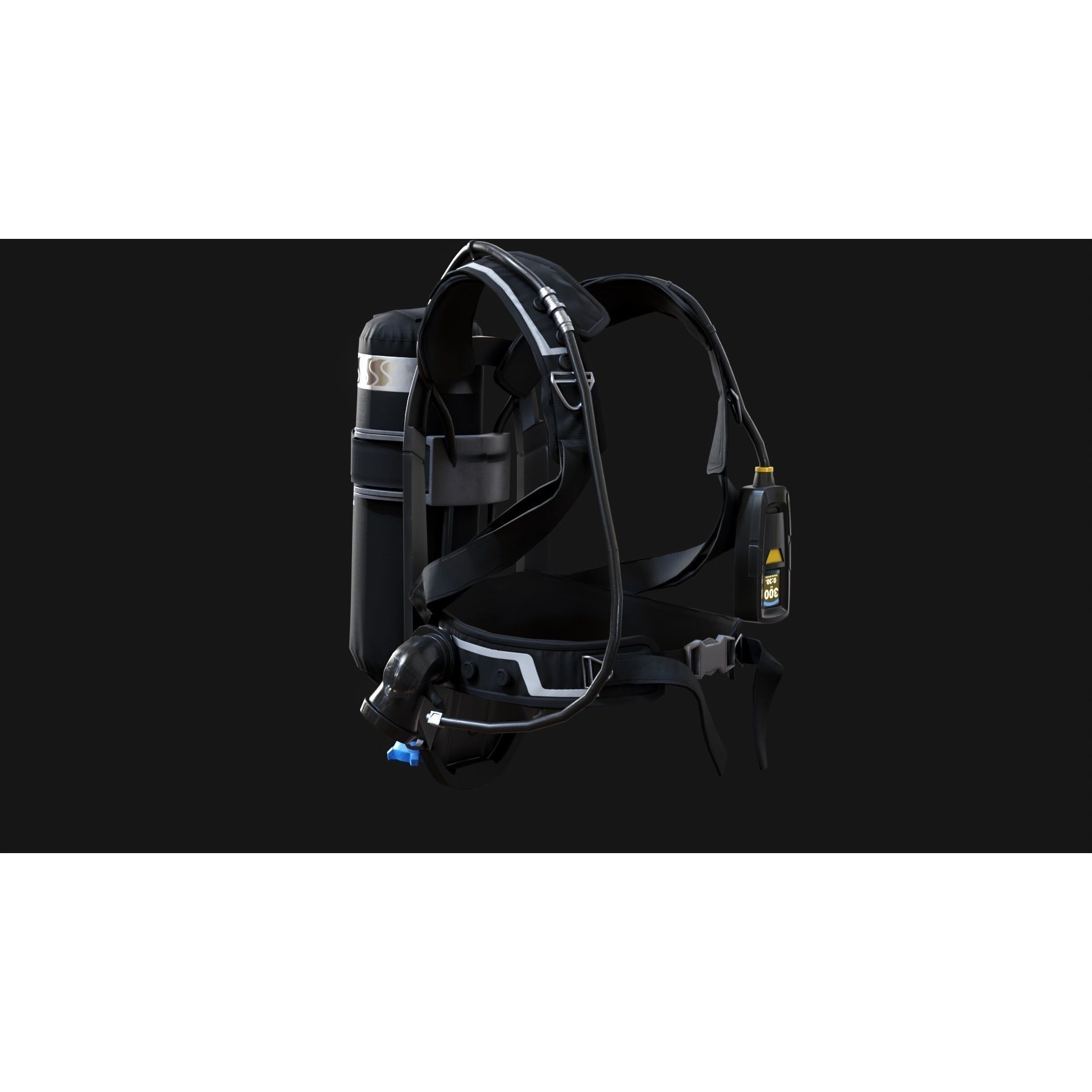 Drager PSS AirBoss - Game-Ready 3D Model - View 6