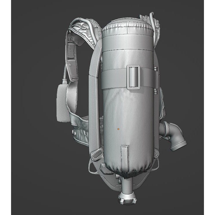 Drager PSS AirBoss - Game-Ready 3D Model - View 8