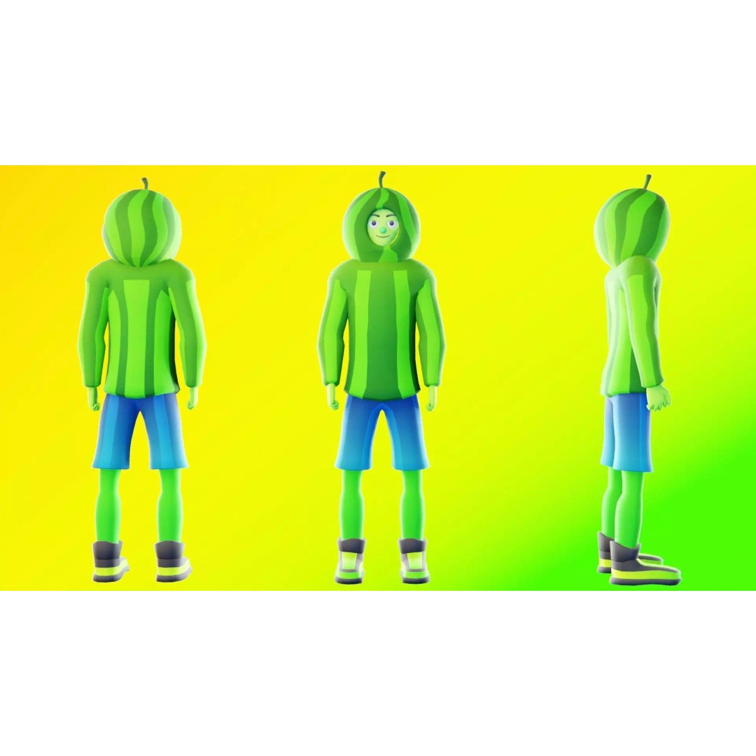 Casual Character Pack 5 3D Model – Low Poly Rigged NPCs, FBX, Game Ready - View 10