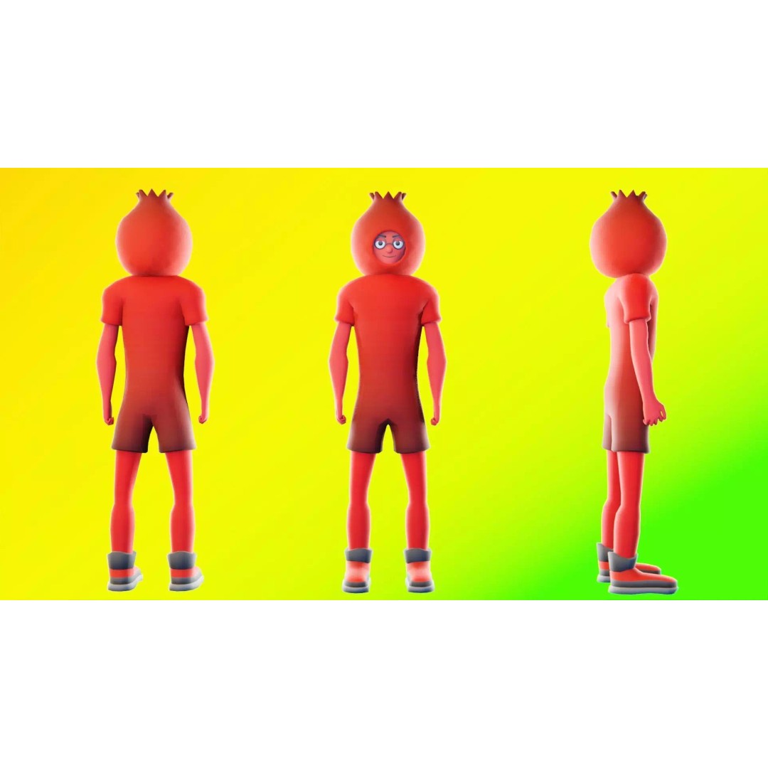 Casual Character Pack 5 3D Model – Low Poly Rigged NPCs, FBX, Game Ready - View 15