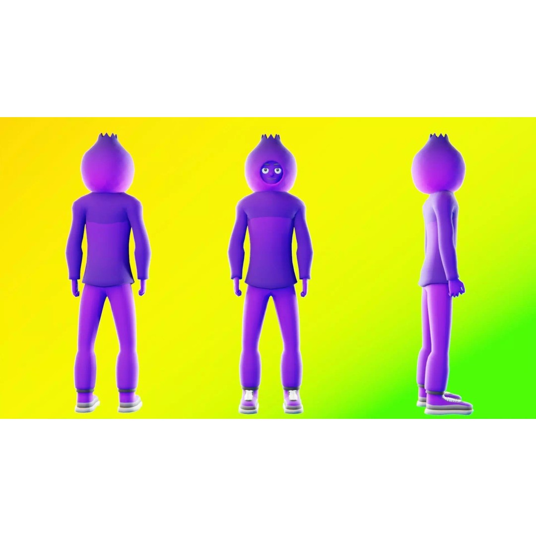 Casual Character Pack 5 3D Model – Low Poly Rigged NPCs, FBX, Game Ready - View 16