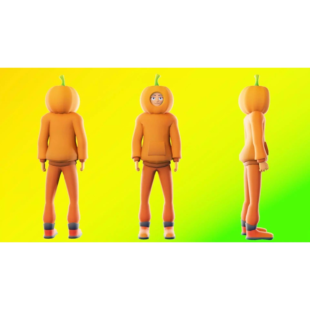Casual Character Pack 5 3D Model – Low Poly Rigged NPCs, FBX, Game Ready - View 19