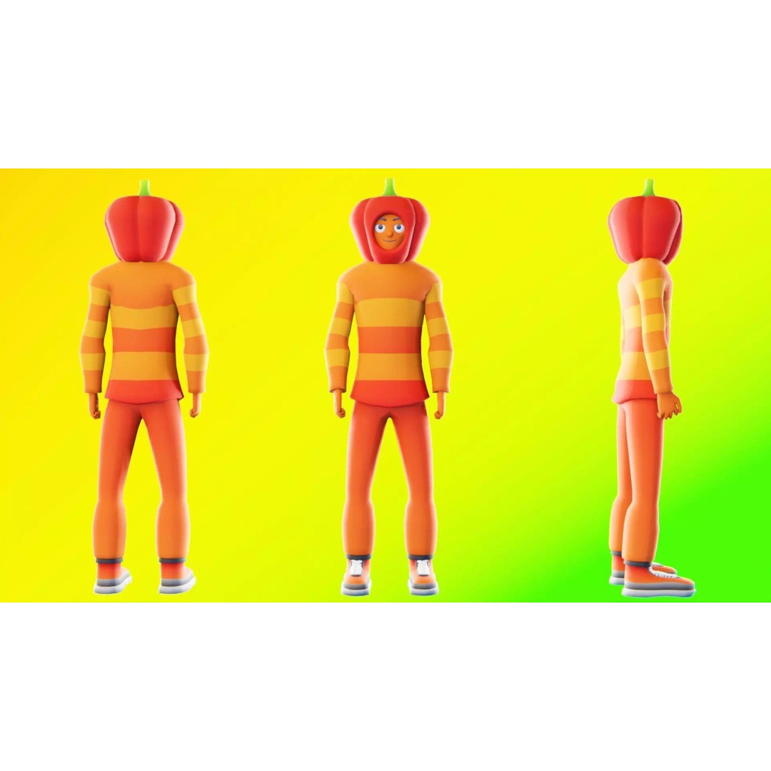 Casual Character Pack 5 3D Model – Low Poly Rigged NPCs, FBX, Game Ready - View 26