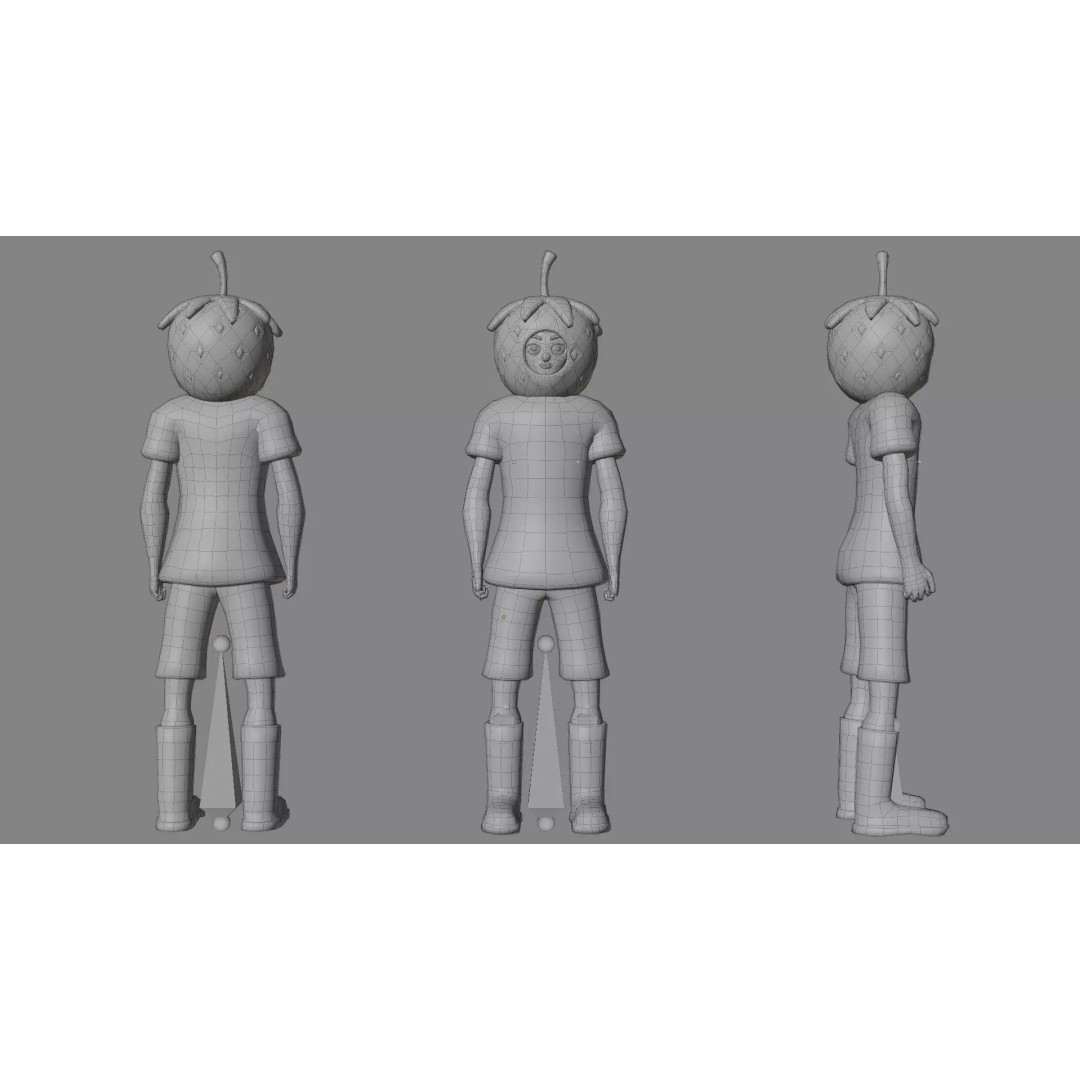 Casual Character Pack 5 3D Model – Low Poly Rigged NPCs, FBX, Game Ready - View 28