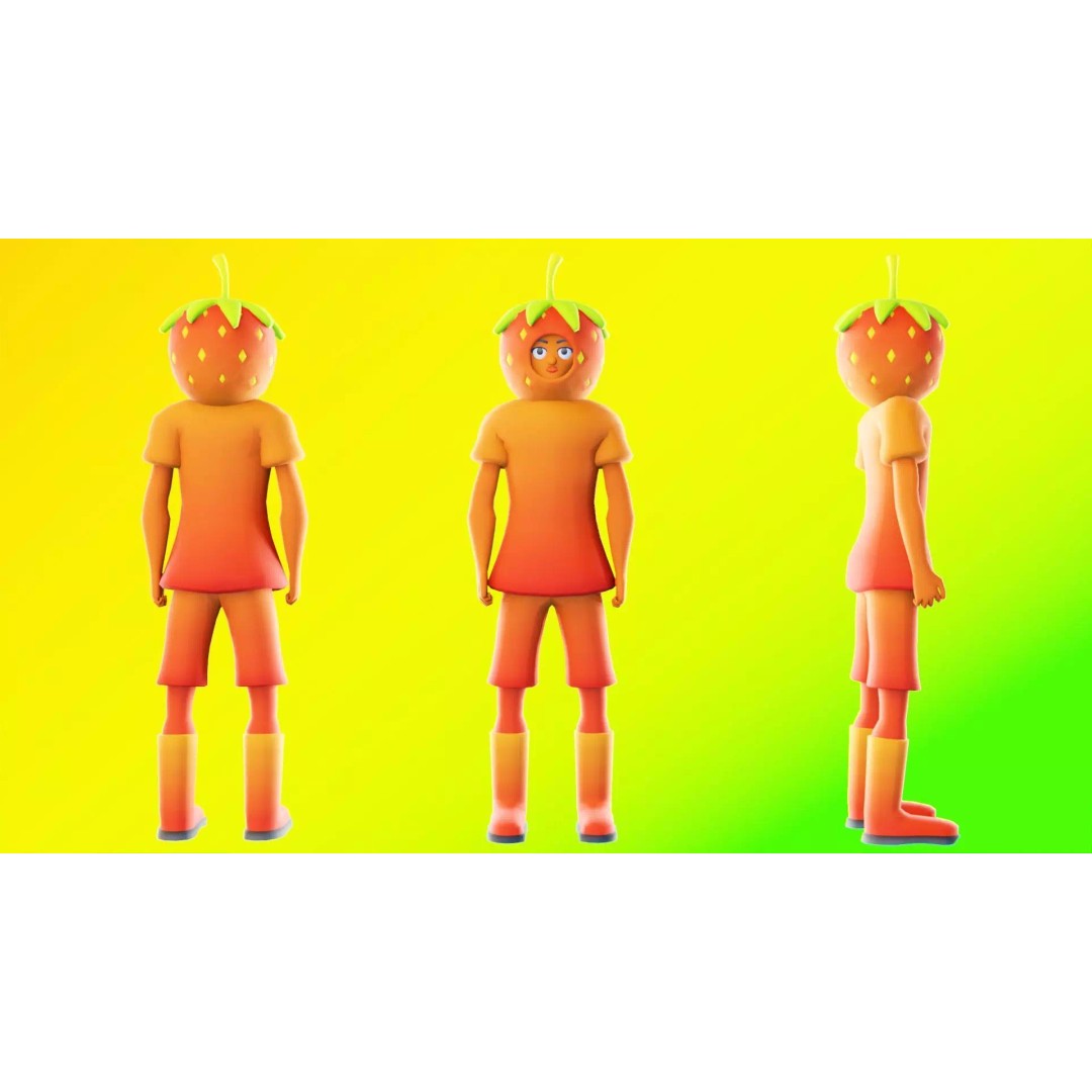 Casual Character Pack 5 3D Model – Low Poly Rigged NPCs, FBX, Game Ready - View 3