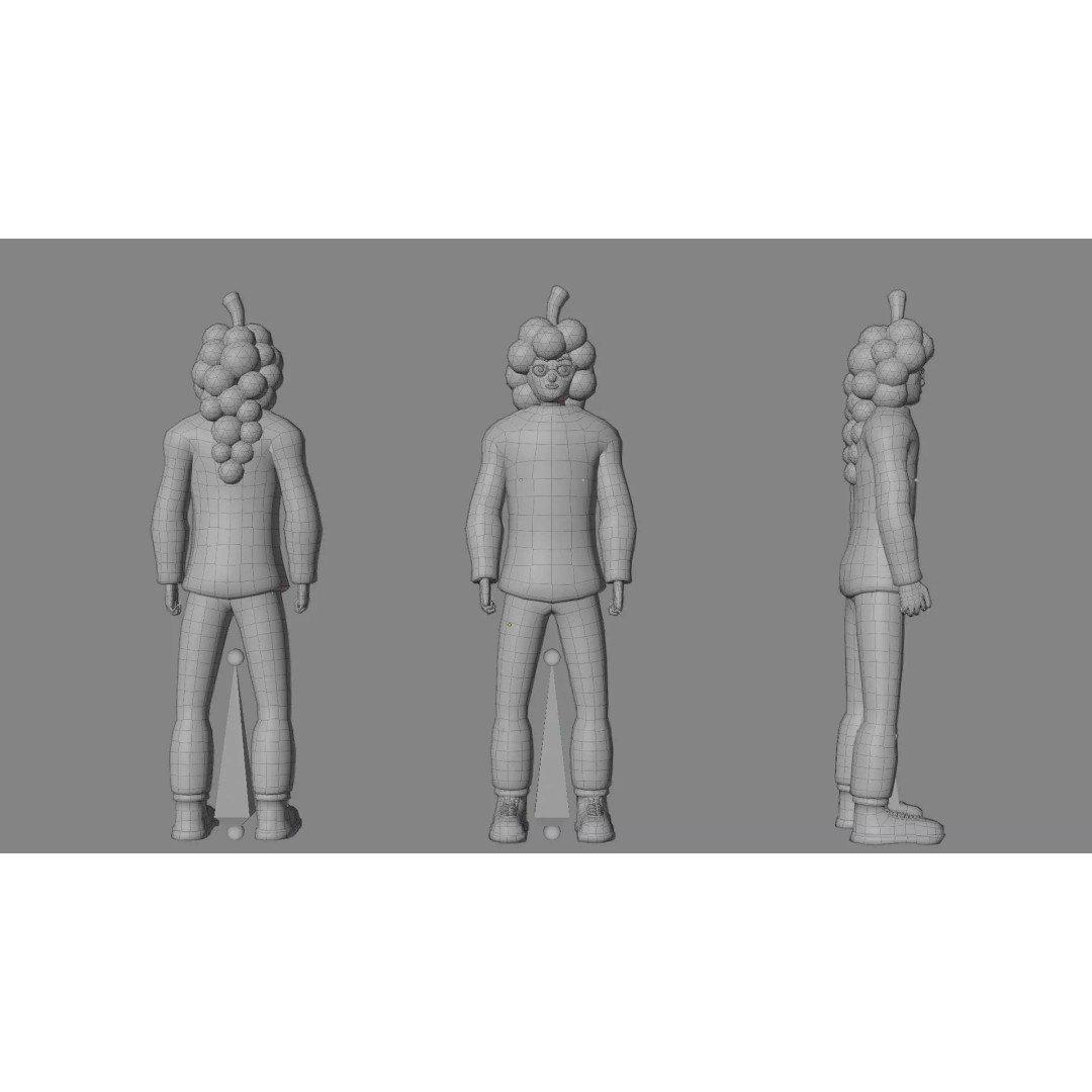 Casual Character Pack 5 3D Model – Low Poly Rigged NPCs, FBX, Game Ready - View 31