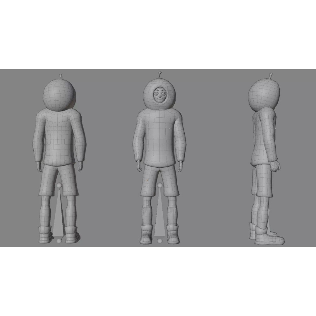 Casual Character Pack 5 3D Model – Low Poly Rigged NPCs, FBX, Game Ready - View 35