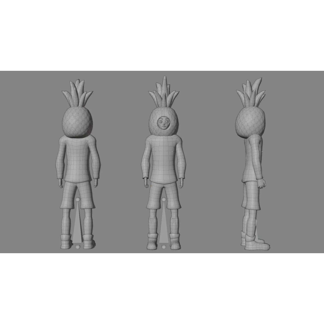 Casual Character Pack 5 3D Model – Low Poly Rigged NPCs, FBX, Game Ready - View 36