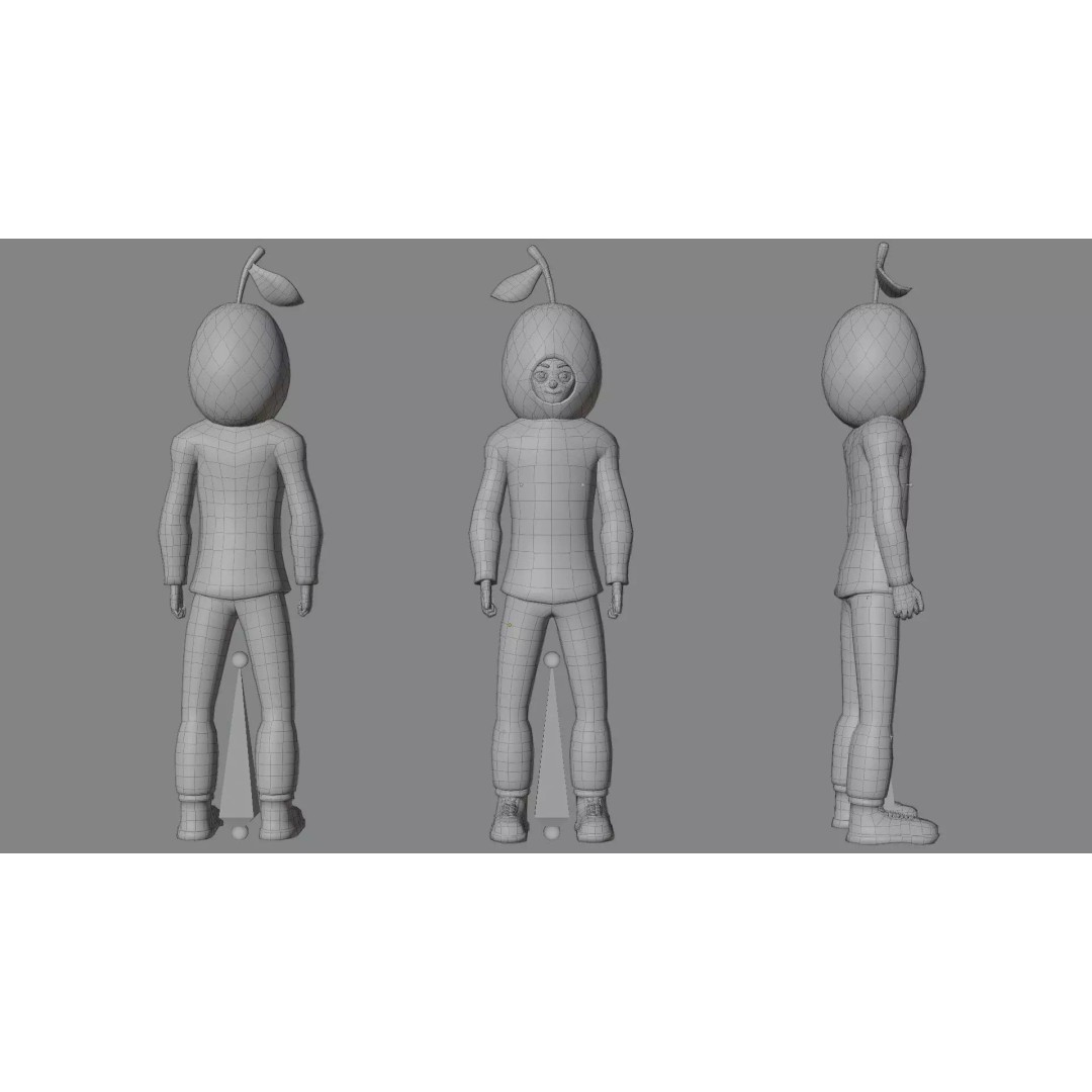 Casual Character Pack 5 3D Model – Low Poly Rigged NPCs, FBX, Game Ready - View 38