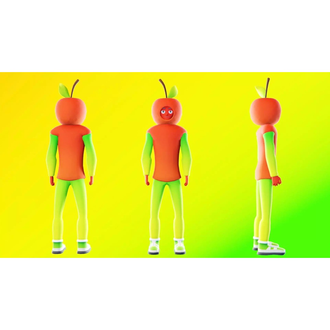 Casual Character Pack 5 3D Model – Low Poly Rigged NPCs, FBX, Game Ready - View 4