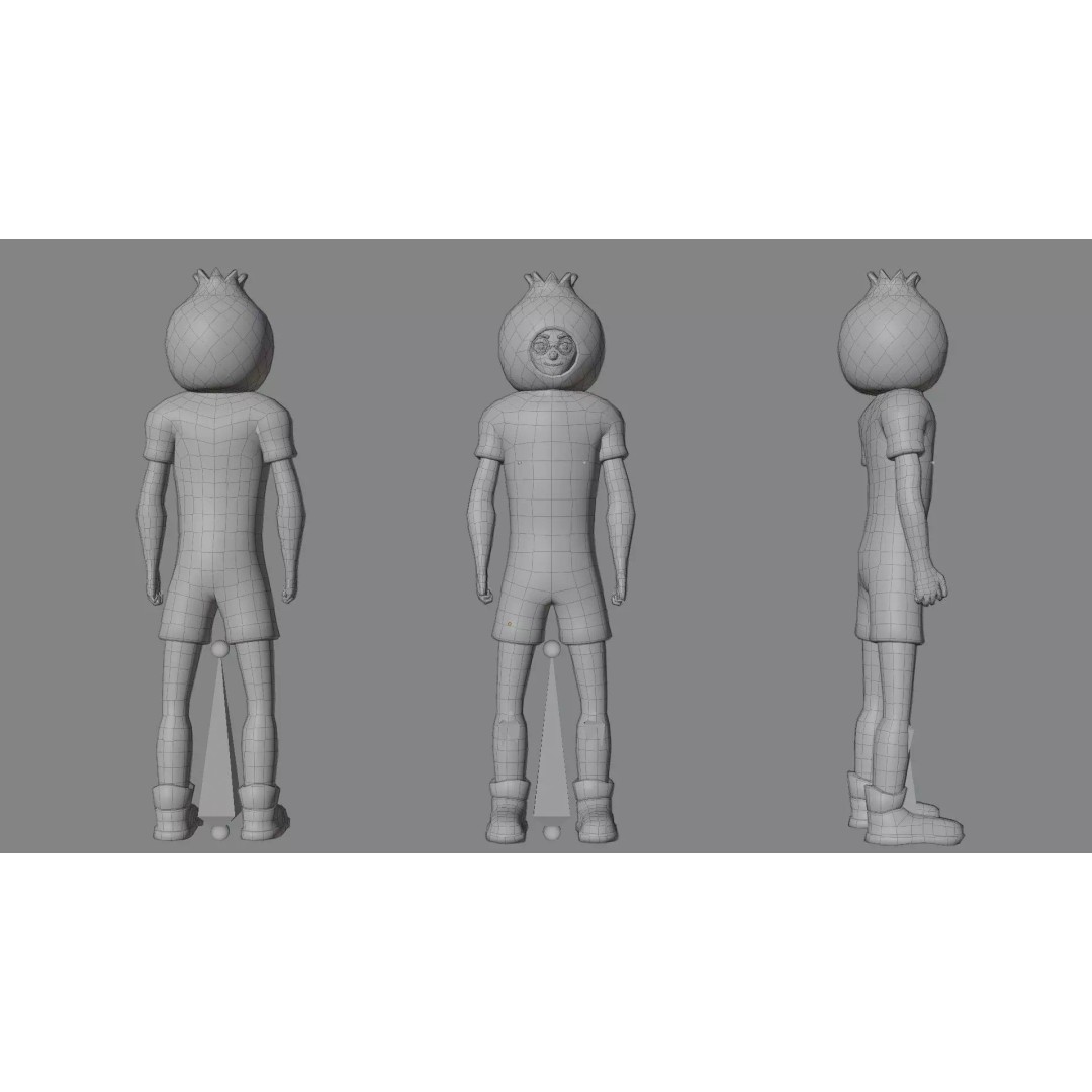 Casual Character Pack 5 3D Model – Low Poly Rigged NPCs, FBX, Game Ready - View 40
