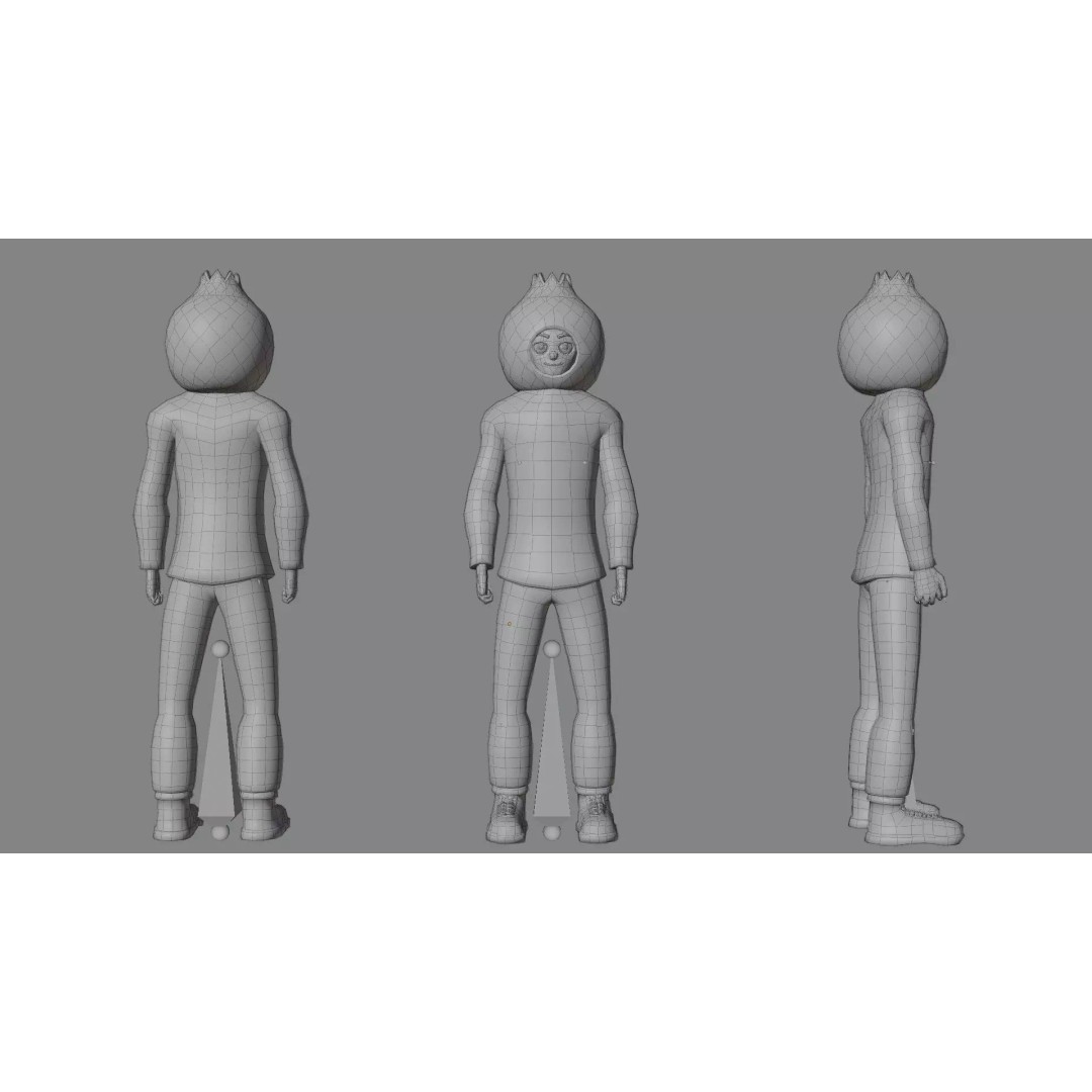 Casual Character Pack 5 3D Model – Low Poly Rigged NPCs, FBX, Game Ready - View 41