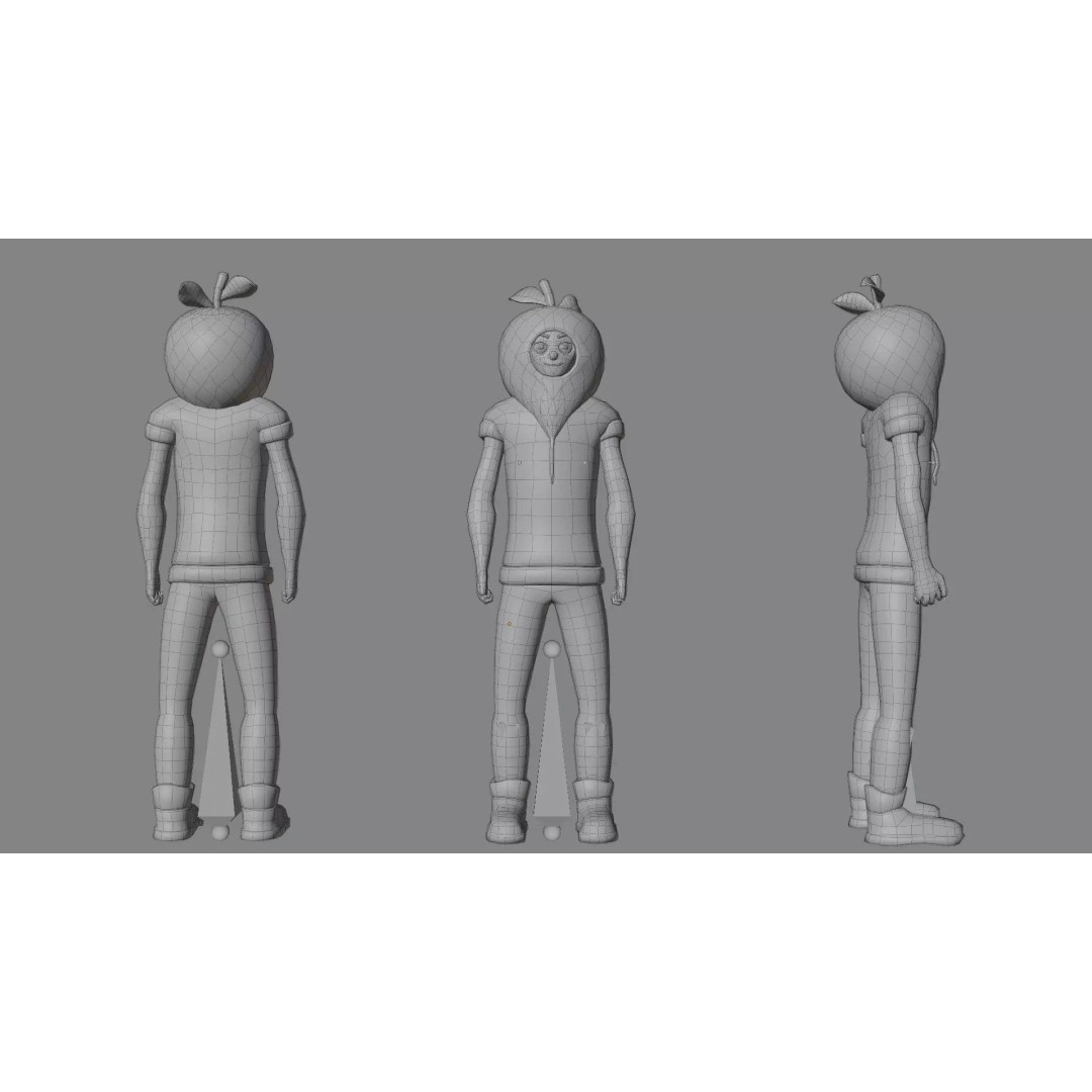 Casual Character Pack 5 3D Model – Low Poly Rigged NPCs, FBX, Game Ready - View 42