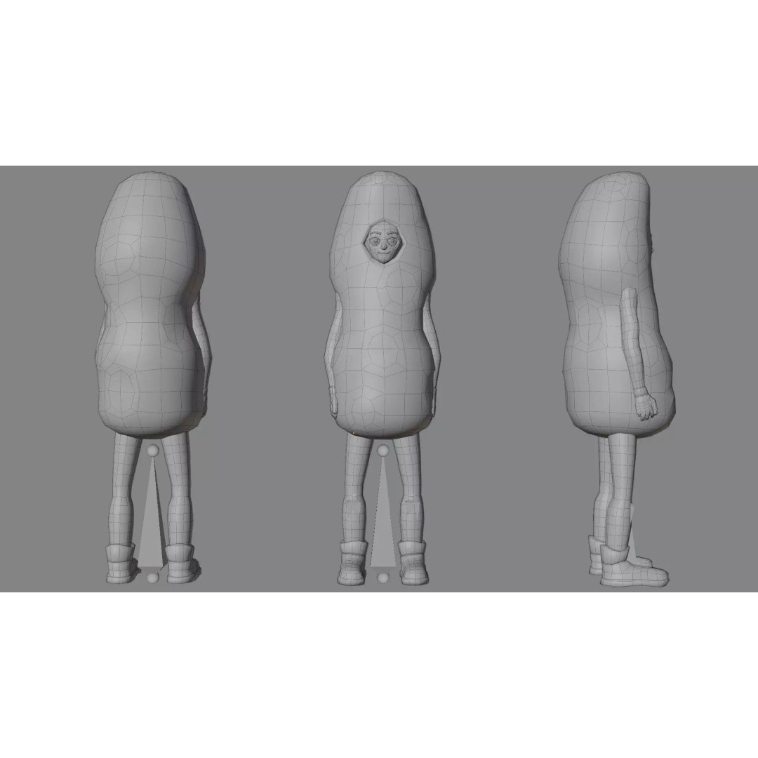 Casual Character Pack 5 3D Model – Low Poly Rigged NPCs, FBX, Game Ready - View 43