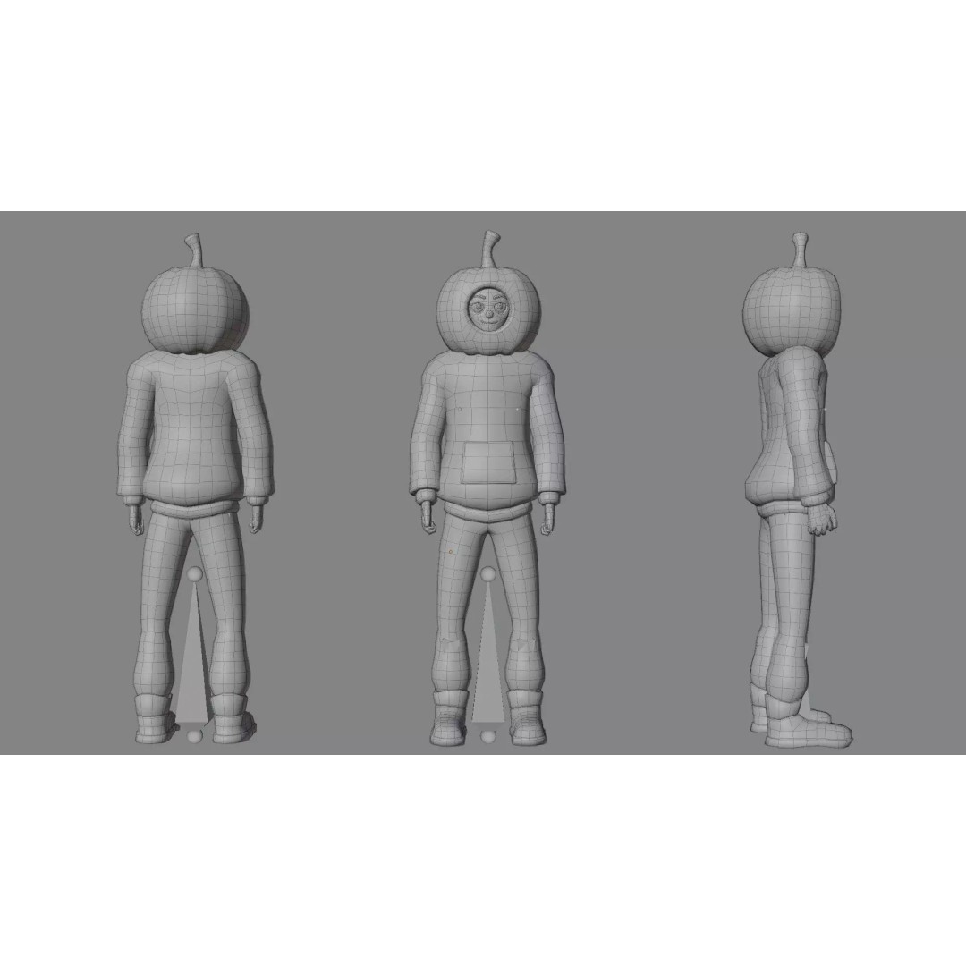 Casual Character Pack 5 3D Model – Low Poly Rigged NPCs, FBX, Game Ready - View 44