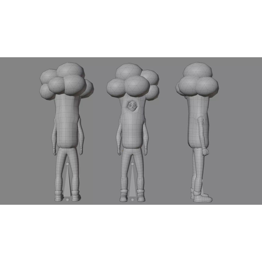 Casual Character Pack 5 3D Model – Low Poly Rigged NPCs, FBX, Game Ready - View 48