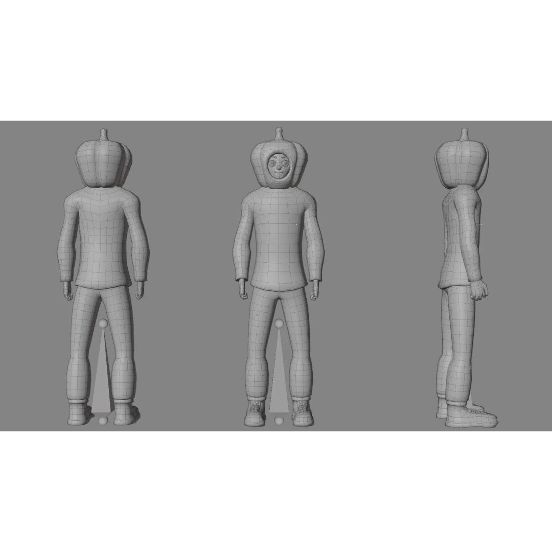 Casual Character Pack 5 3D Model – Low Poly Rigged NPCs, FBX, Game Ready - View 51