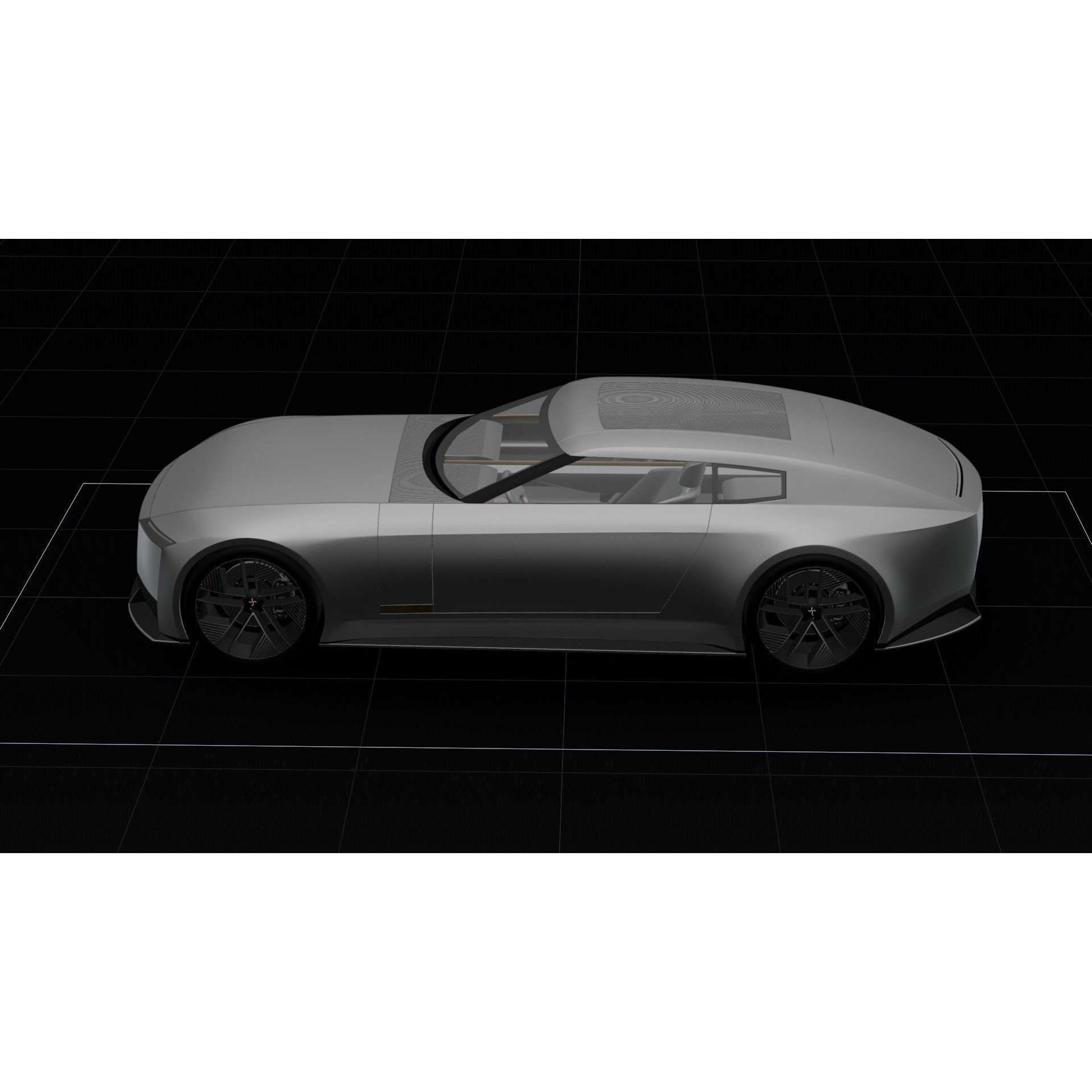 Jaguar Type 00 Concept - Medium-Detail 3D Model