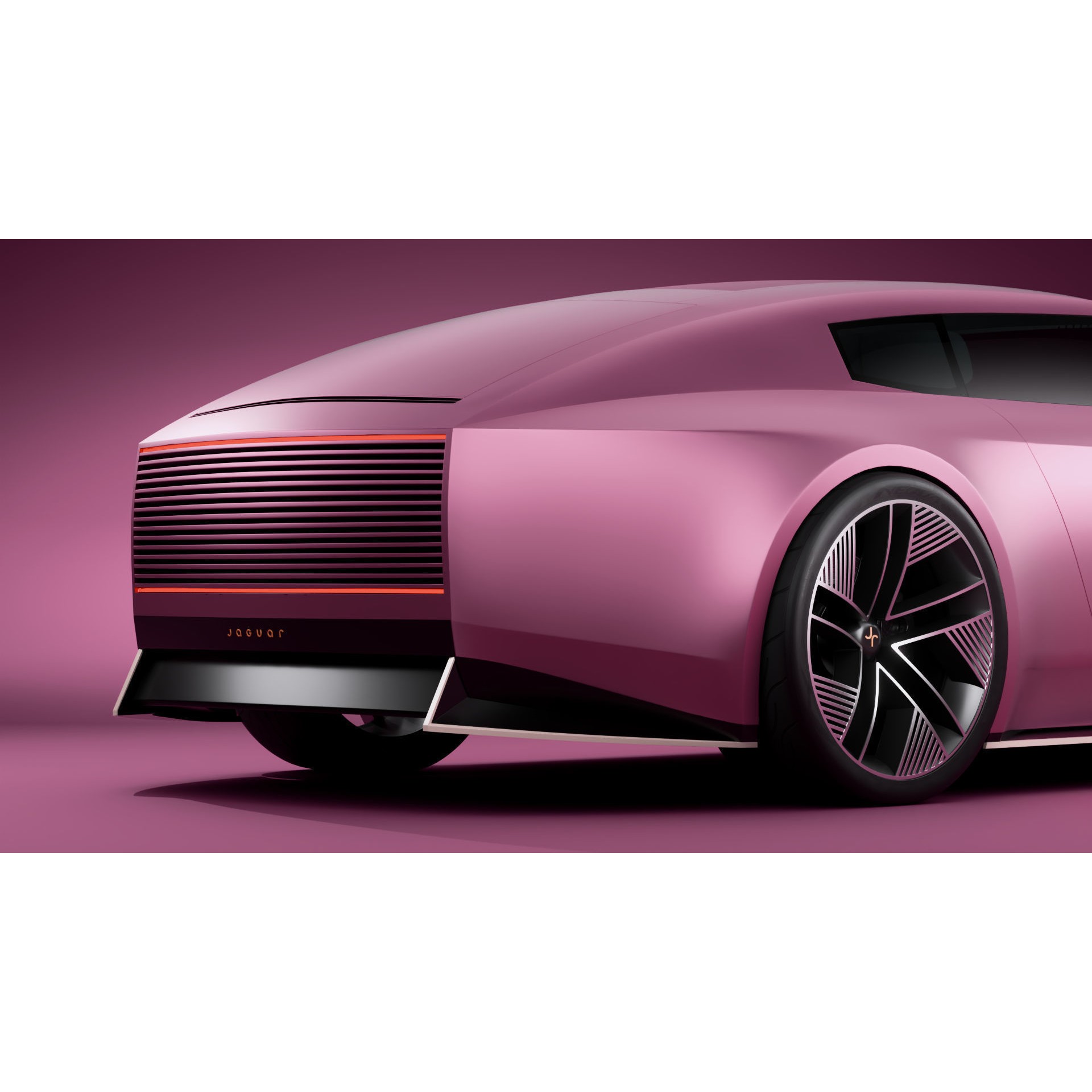 Jaguar Type 00 Concept - Medium-Detail 3D Model - View 10