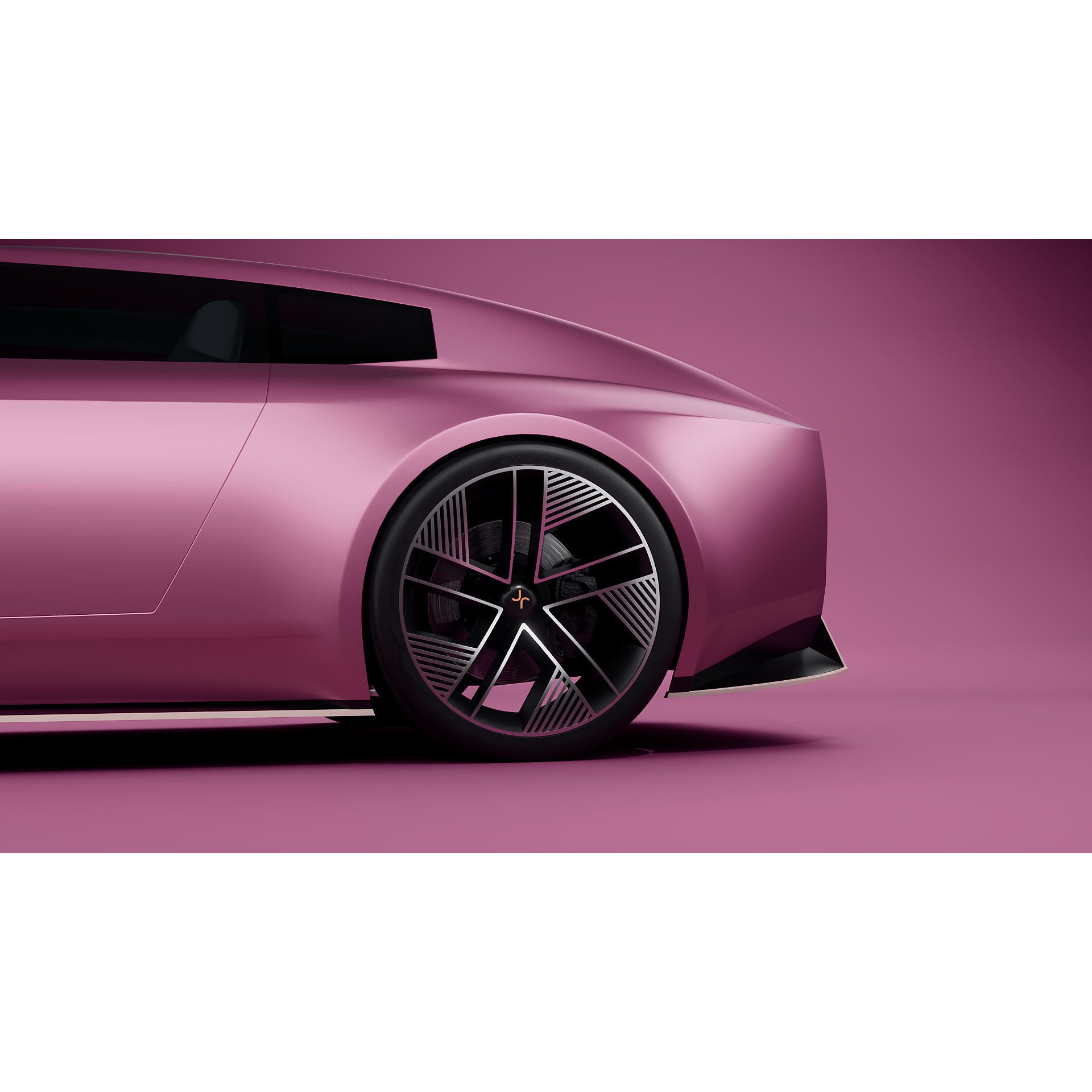 Jaguar Type 00 Concept - Medium-Detail 3D Model - View 12