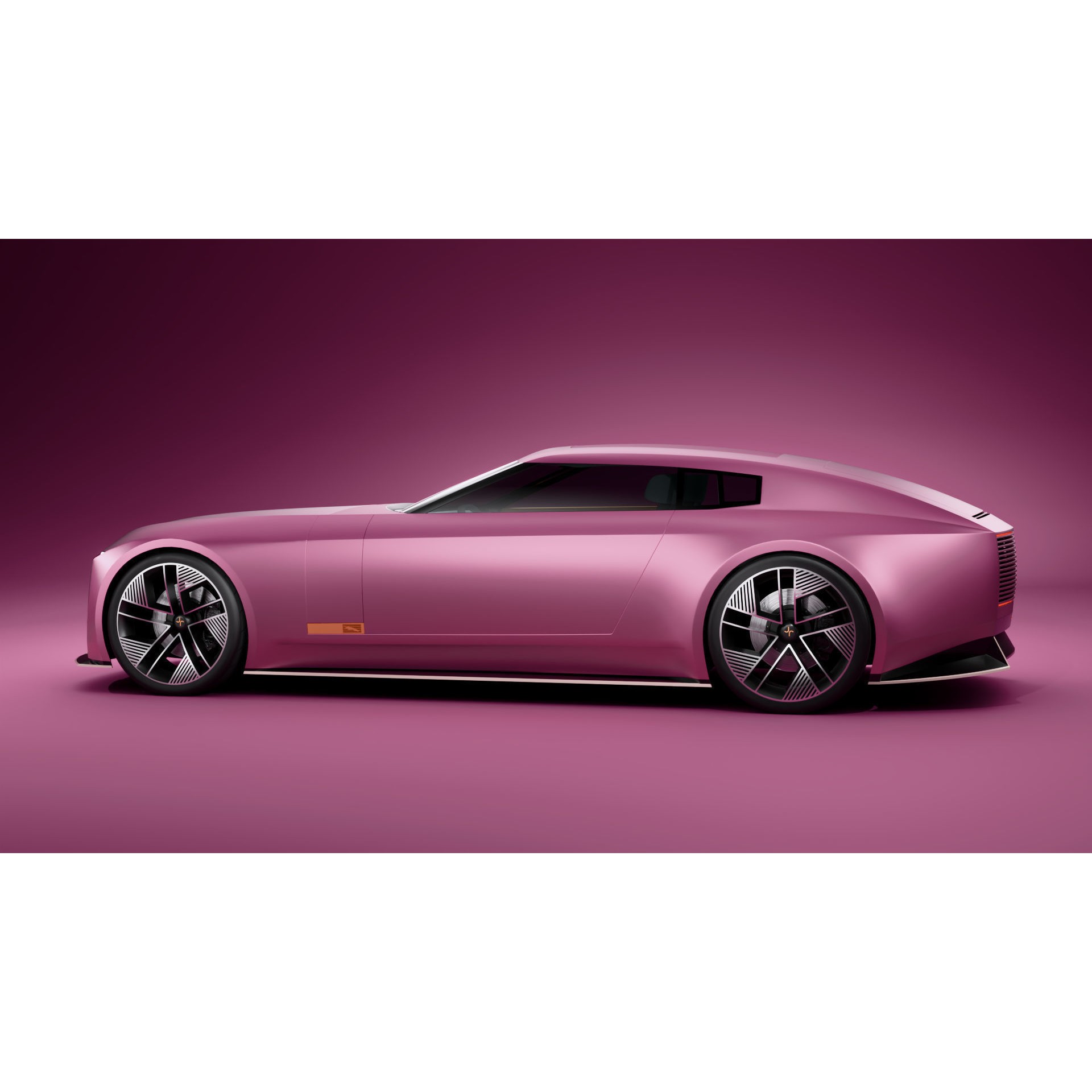 Jaguar Type 00 Concept - Medium-Detail 3D Model - View 14