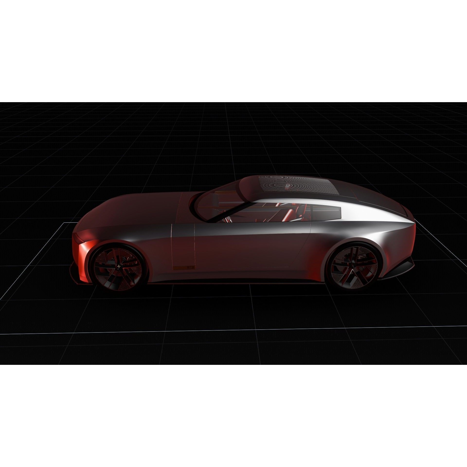 Jaguar Type 00 Concept - Medium-Detail 3D Model - View 18