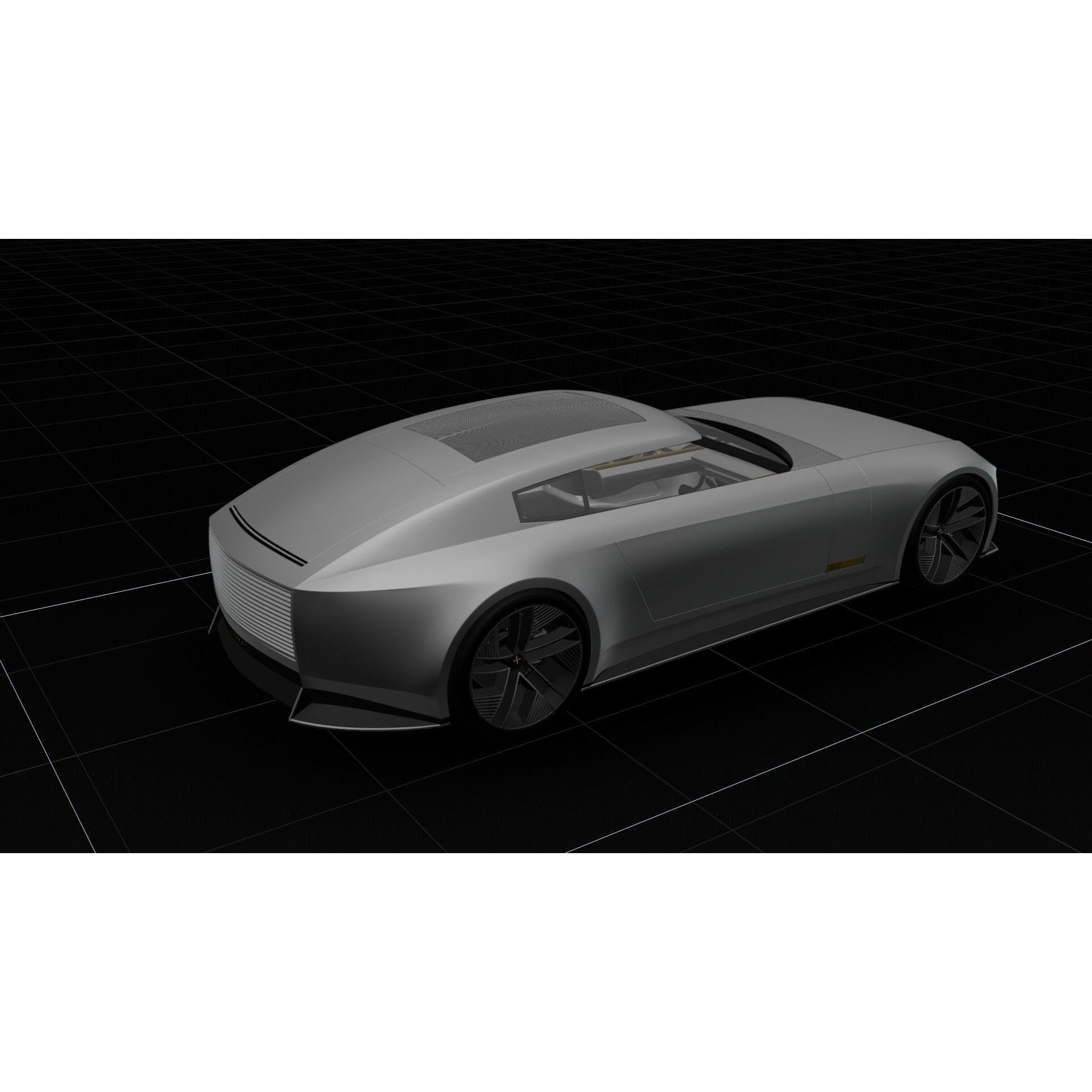 Jaguar Type 00 Concept - Medium-Detail 3D Model - View 25