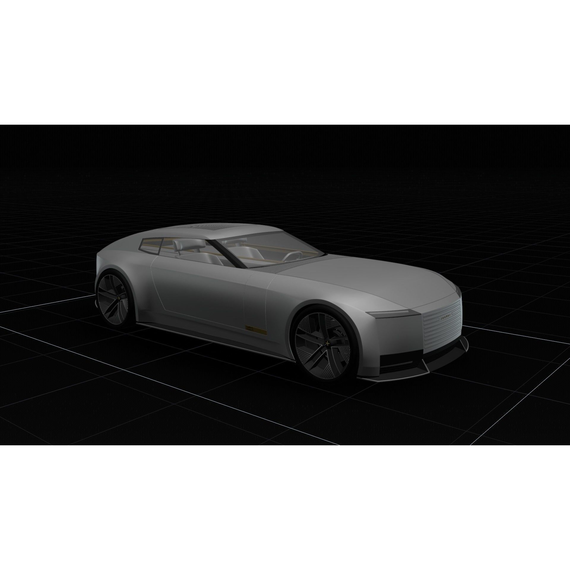 Jaguar Type 00 Concept - Medium-Detail 3D Model - View 26