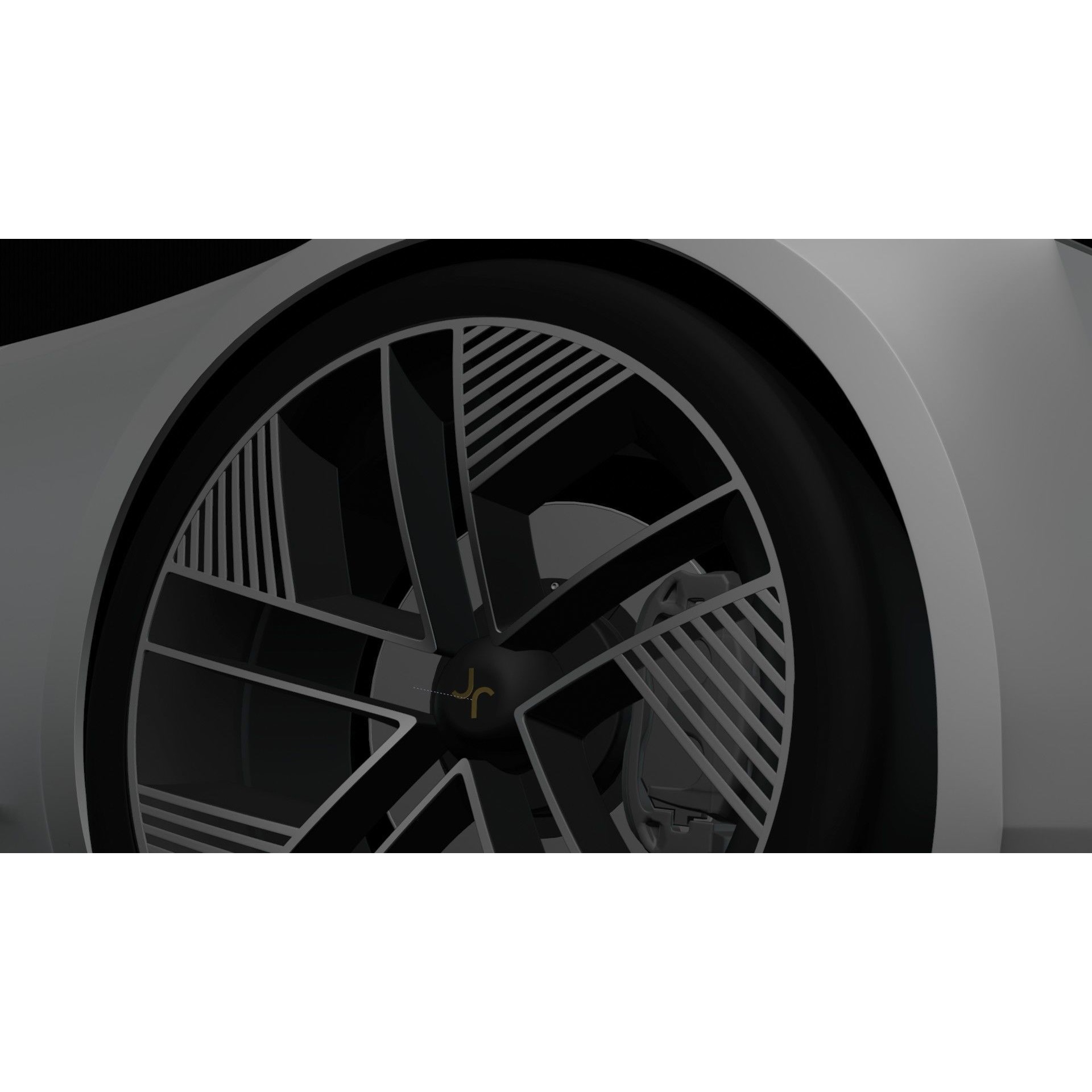 Jaguar Type 00 Concept - Medium-Detail 3D Model - View 27