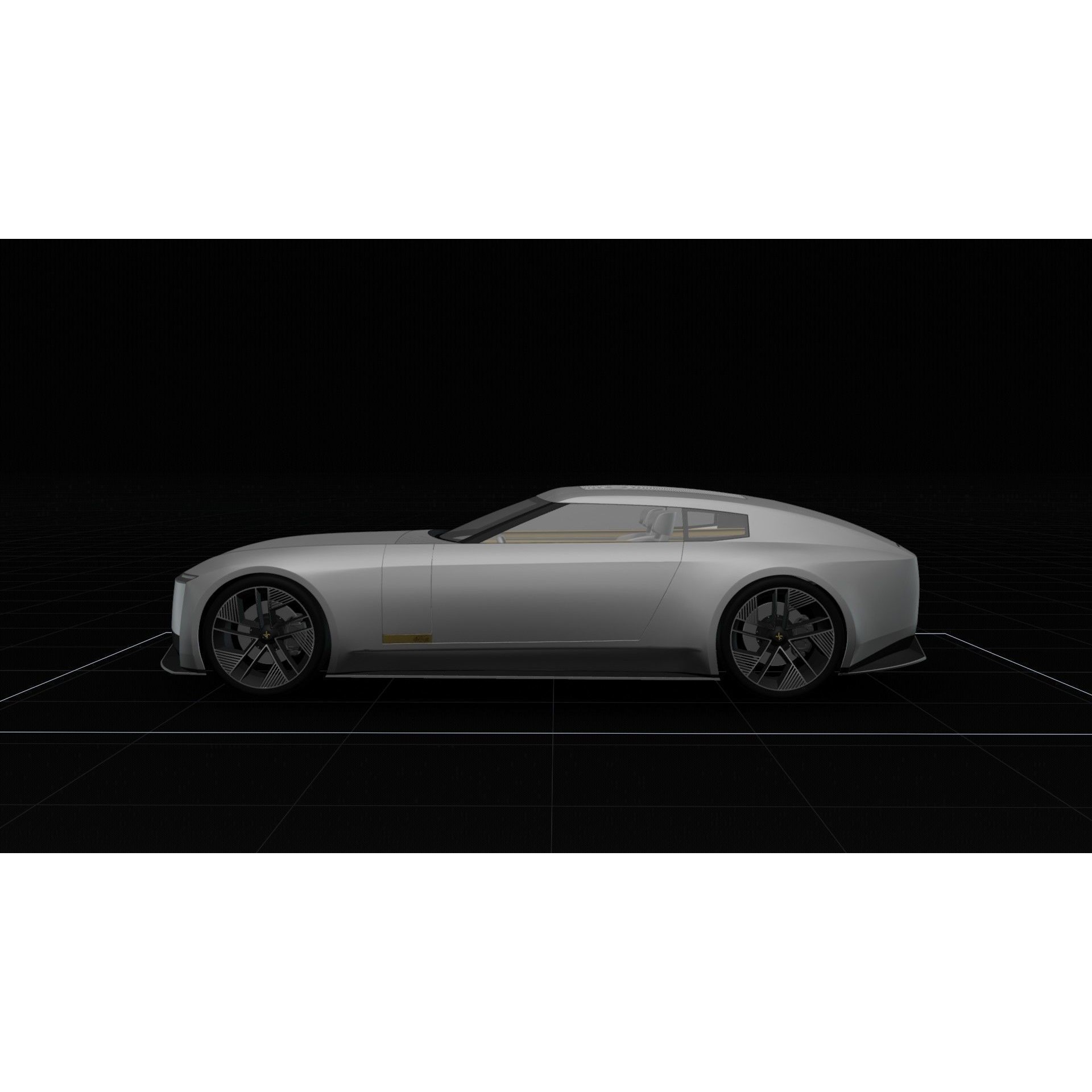 Jaguar Type 00 Concept - Medium-Detail 3D Model - View 32