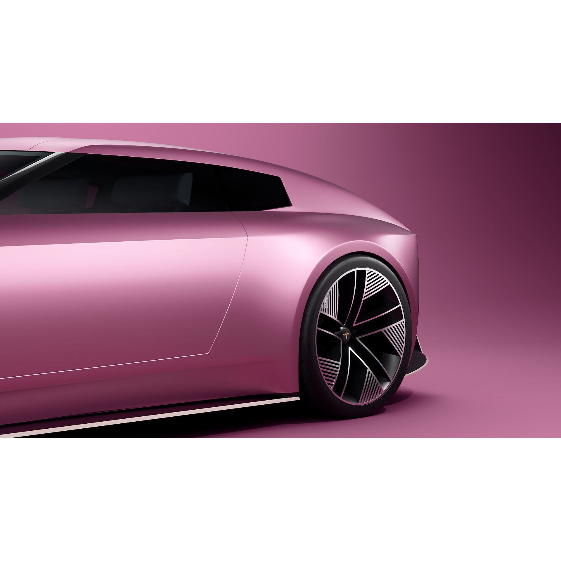 Jaguar Type 00 Concept - Medium-Detail 3D Model - View 5