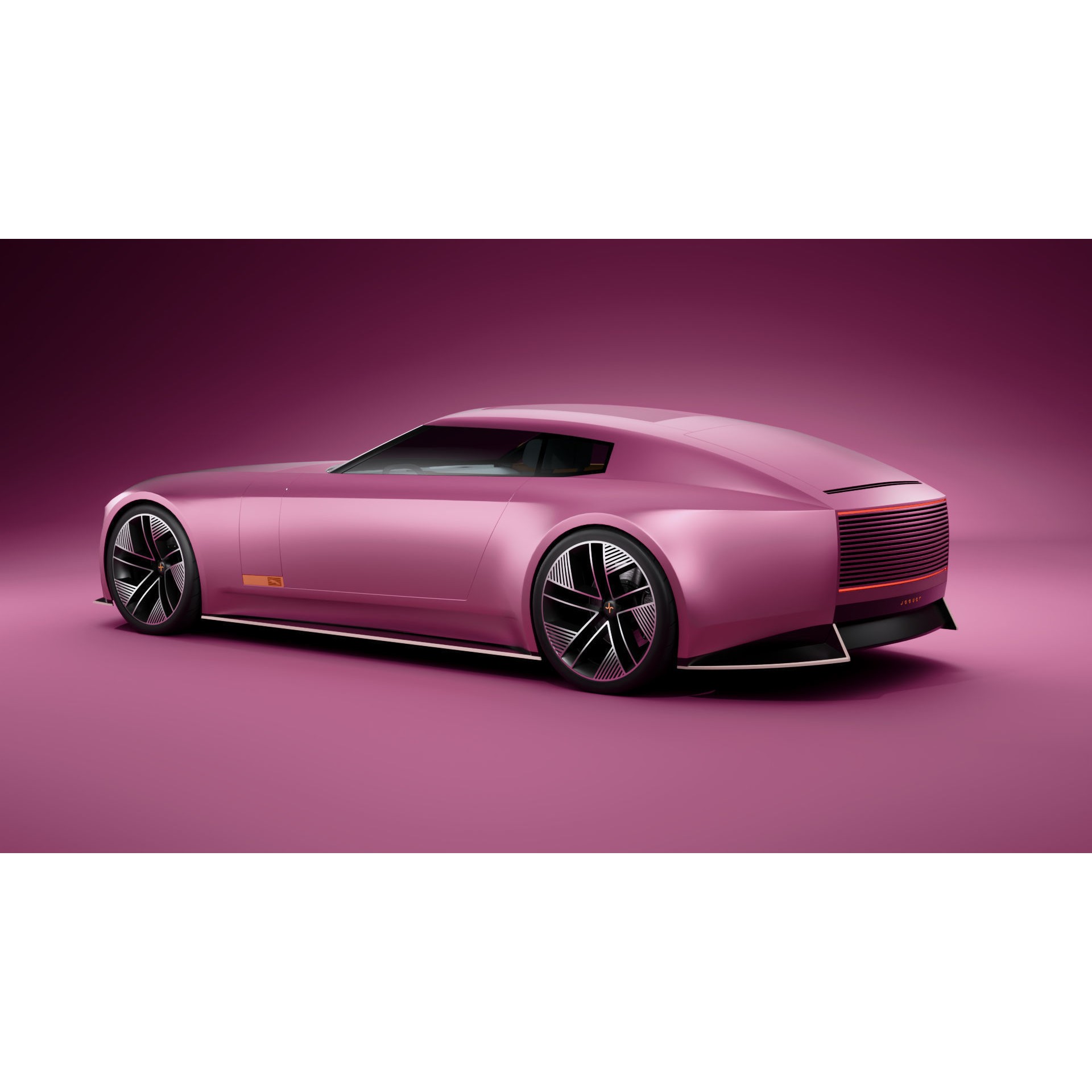 Jaguar Type 00 Concept - Medium-Detail 3D Model - View 8