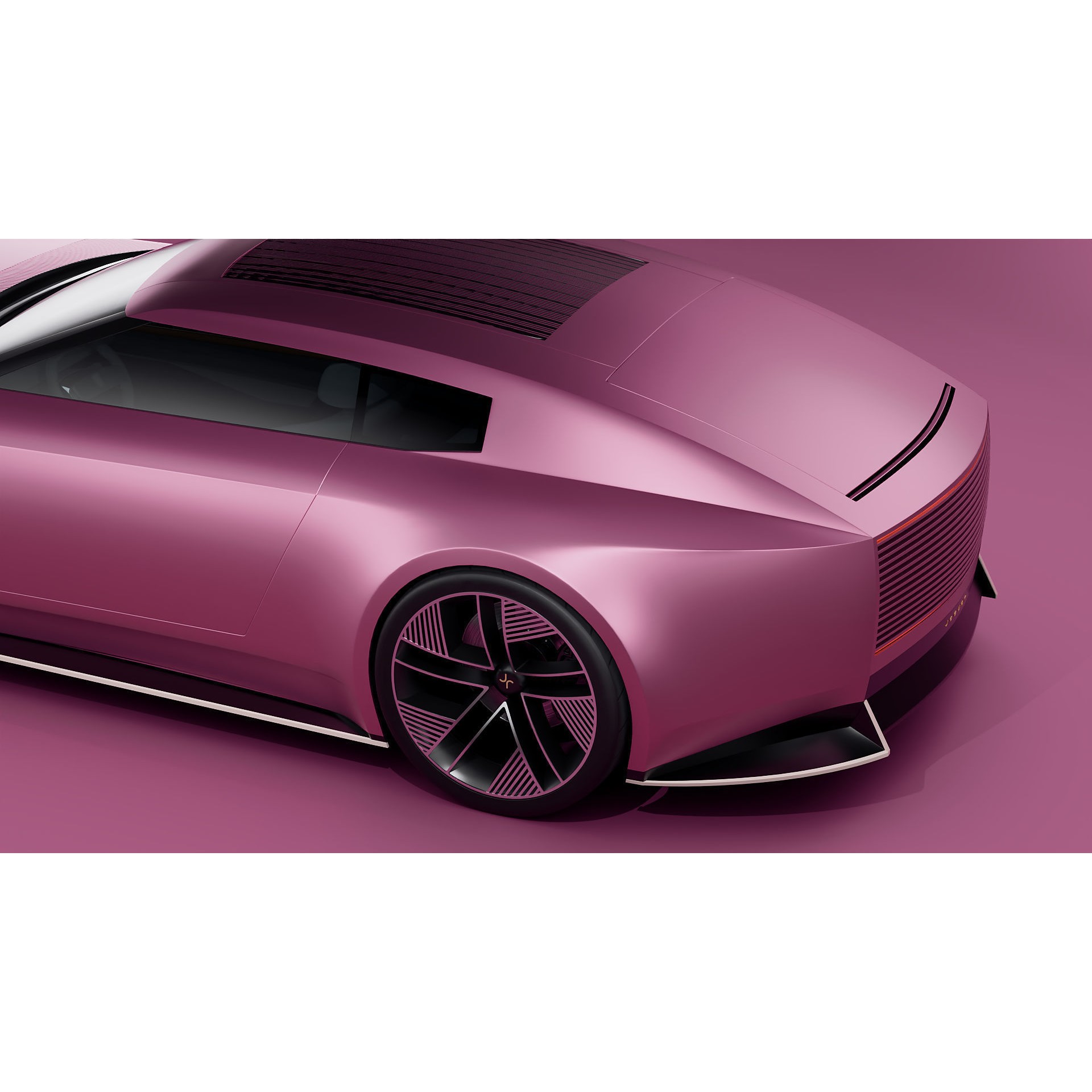 Jaguar Type 00 Concept - Medium-Detail 3D Model - View 9