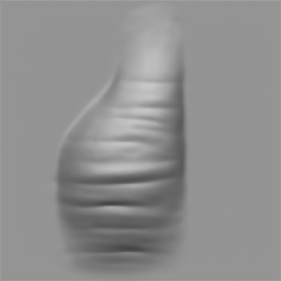 40 VDM Muscle Shape Brushes 3D Model – Low Poly ZBrush Asset - View 30
