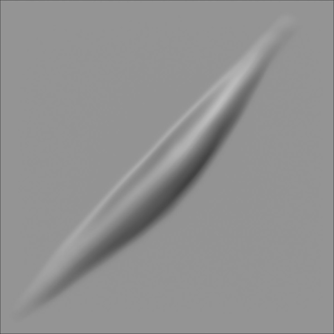 40 VDM Muscle Shape Brushes 3D Model – Low Poly ZBrush Asset - View 40