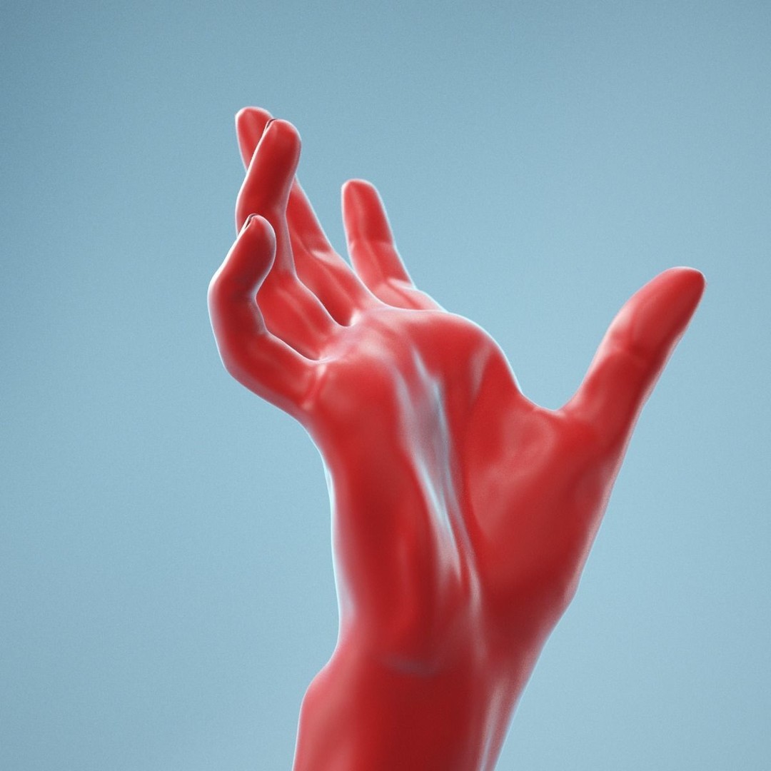 Realistic Clawing Horror Hand 3D Model – High Poly PBR Scan, FBX